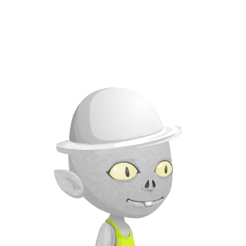 Real bowler hat, the original greyscale file.